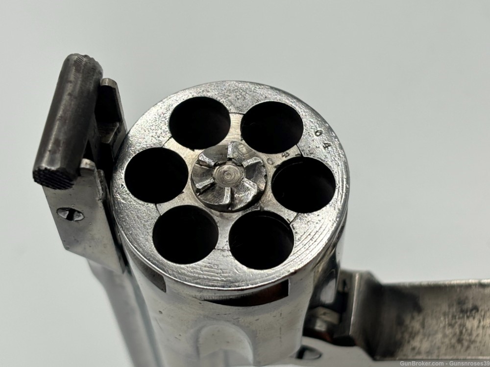 Rare Antique Hopkins & Allen large frame .32 S&W Top Break revolver-img-4