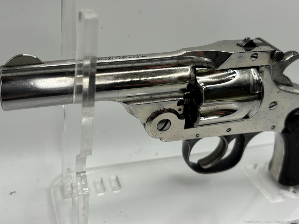 Rare Antique Hopkins & Allen large frame .32 S&W Top Break revolver-img-2