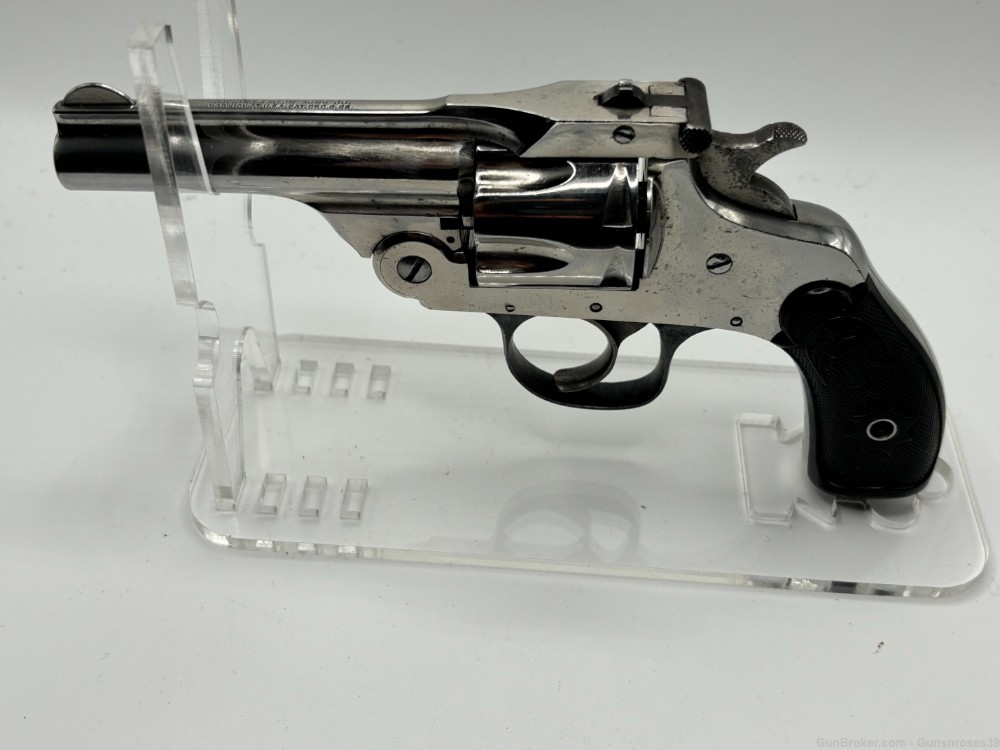 Rare Antique Hopkins & Allen large frame .32 S&W Top Break revolver-img-1