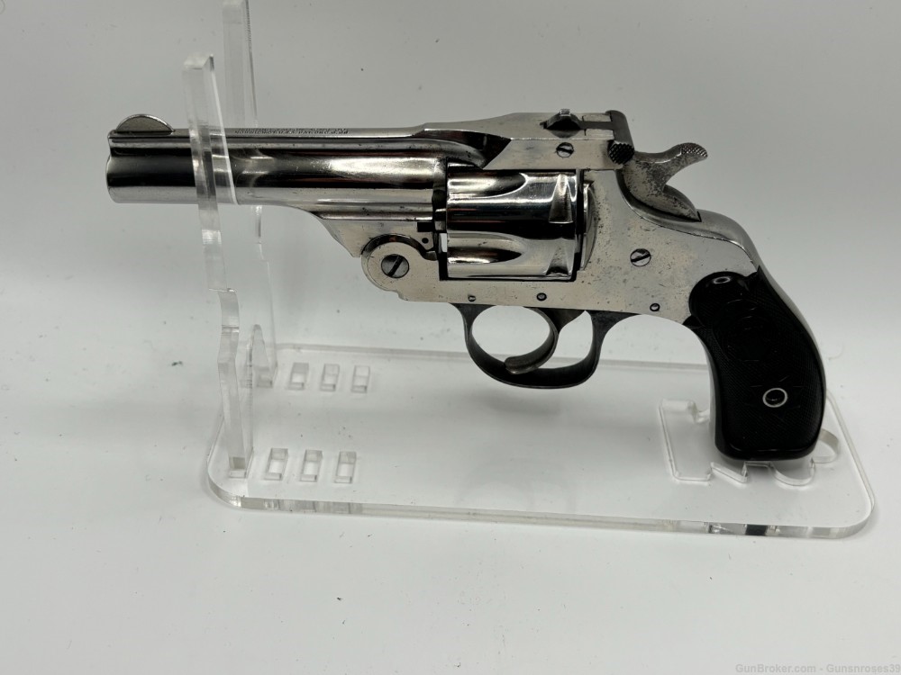 Rare Antique Hopkins & Allen large frame .32 S&W Top Break revolver-img-0