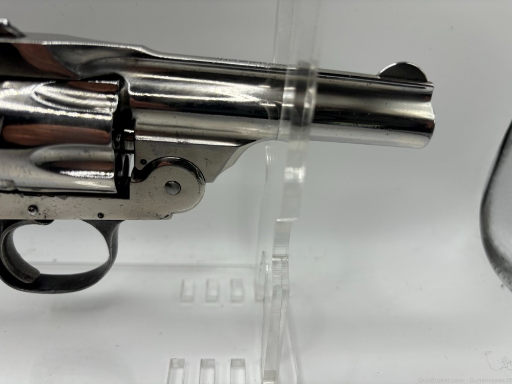 Rare Antique Hopkins & Allen large frame .32 S&W Top Break revolver-img-11