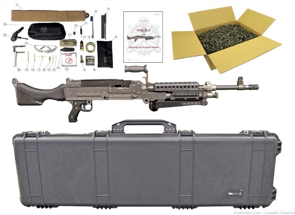OHIO ORDINANCE M240-SLR BELTFED “SAW” 7.62X51MM PACKAGE-img-0