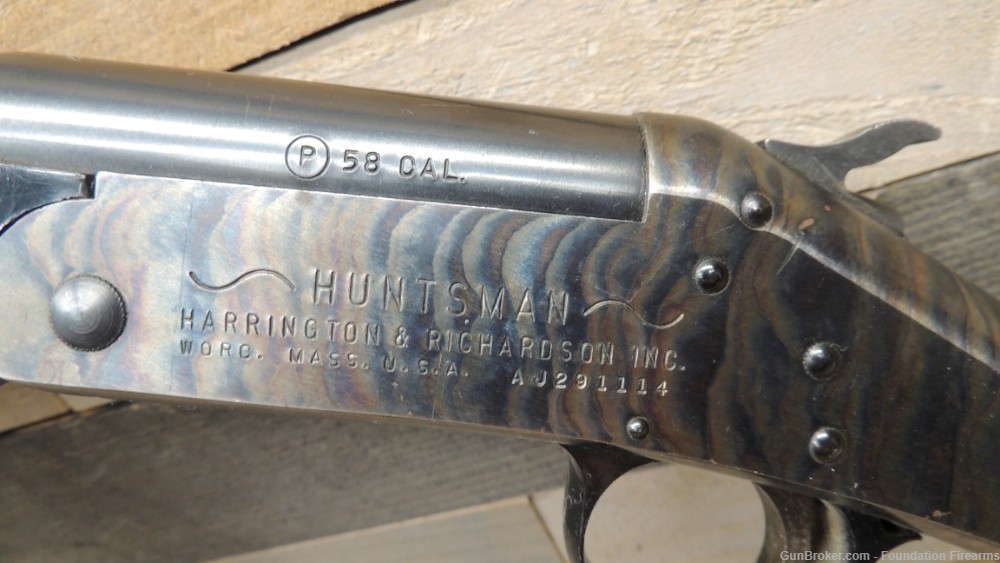 H&R Huntsman .58 Cal Black Powder Muzzleloader Rifle -img-11