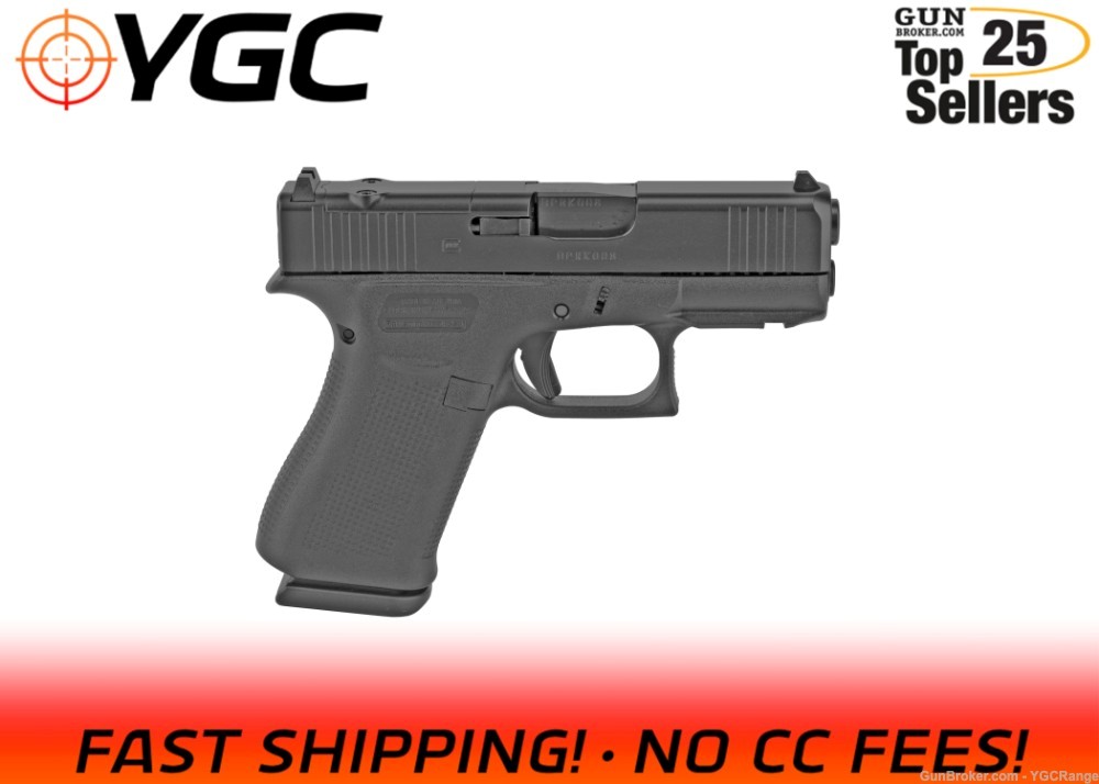 Glock 43X MOS Handgun G43X 9mm 10RD PX4350201FRMOS G43X-img-0