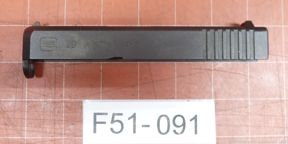 Glock 26 Unknown Gen 9mm, Repair Parts F51-091-img-5