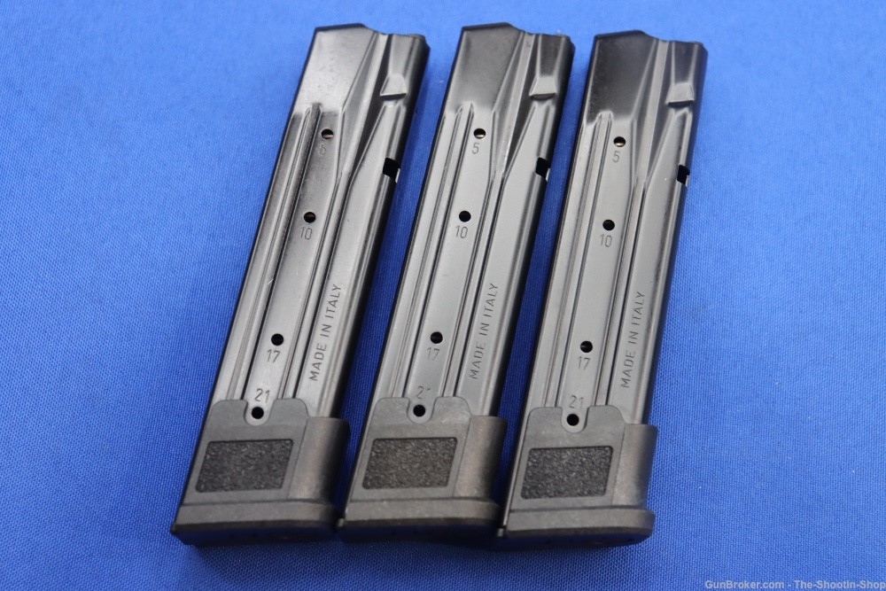 Sig Sauer Model P320 Pistol Magazine Lot of 2 Factory Mags 9MM 21RD Ext OEM-img-0