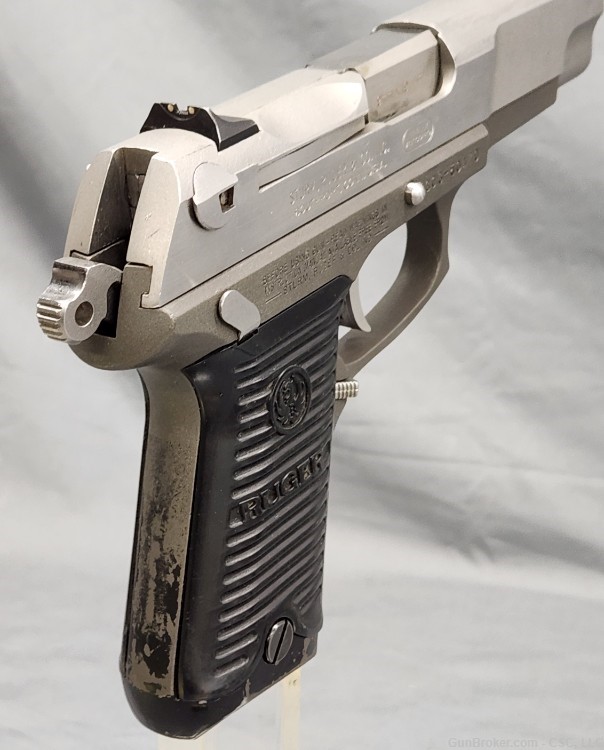 Ruger P89DC pistol 9mm stainless decocker with box-img-21