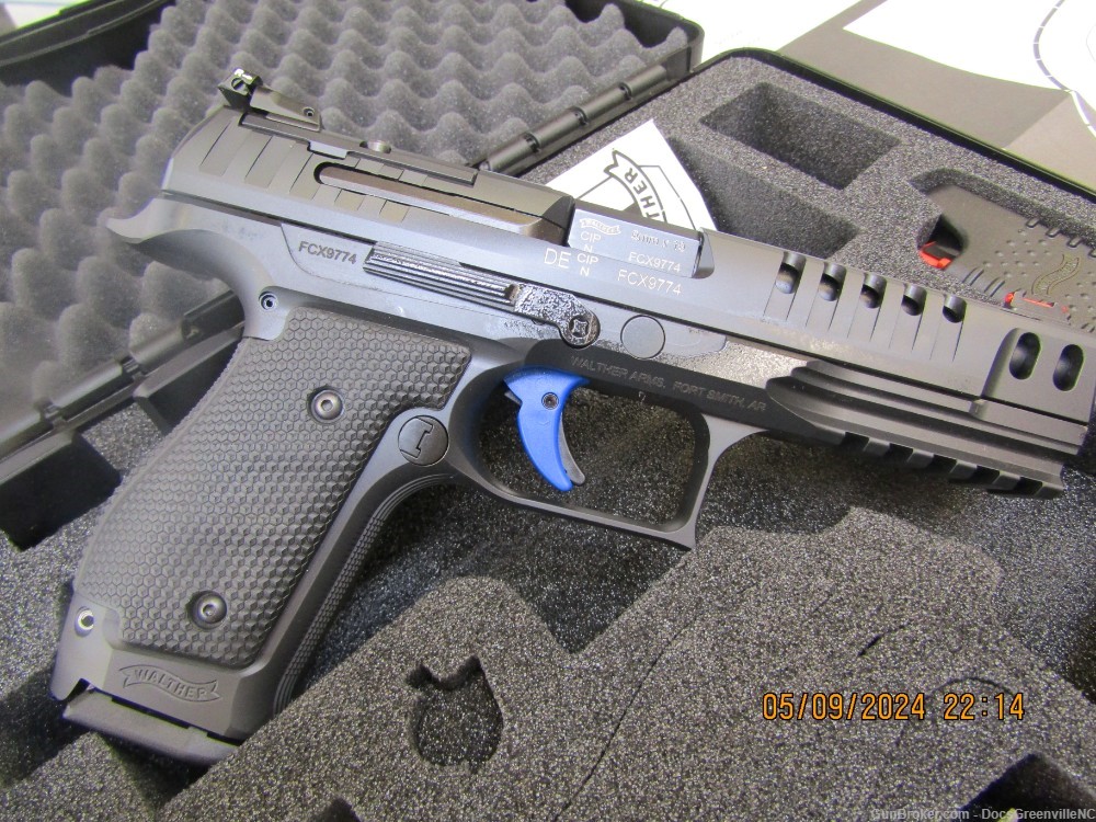 WALTHER Q5 MATCH 9X19 9MM SF LIKE NEW IN BOX LOOK -img-5