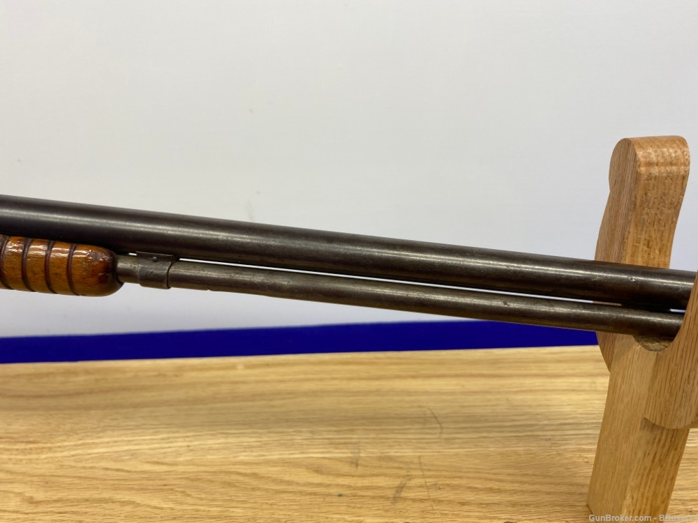 1923 Winchester Model 1906 .22 S/L/LR Blue 20" *OLD SCHOOL PUMP RIFLE*-img-8