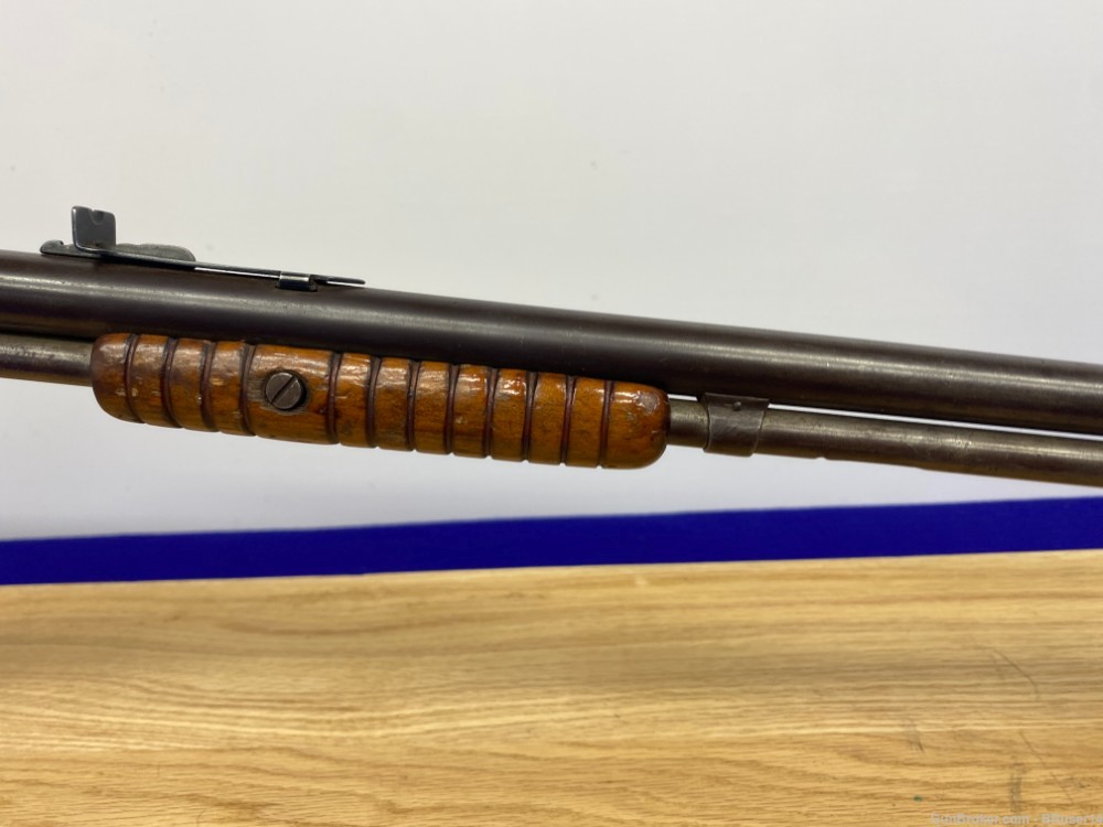 1923 Winchester Model 1906 .22 S/L/LR Blue 20" *OLD SCHOOL PUMP RIFLE*-img-7