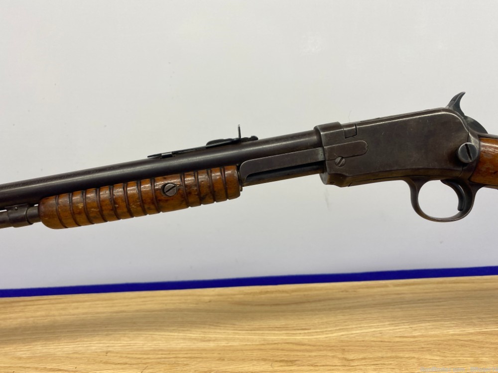 1923 Winchester Model 1906 .22 S/L/LR Blue 20" *OLD SCHOOL PUMP RIFLE*-img-20