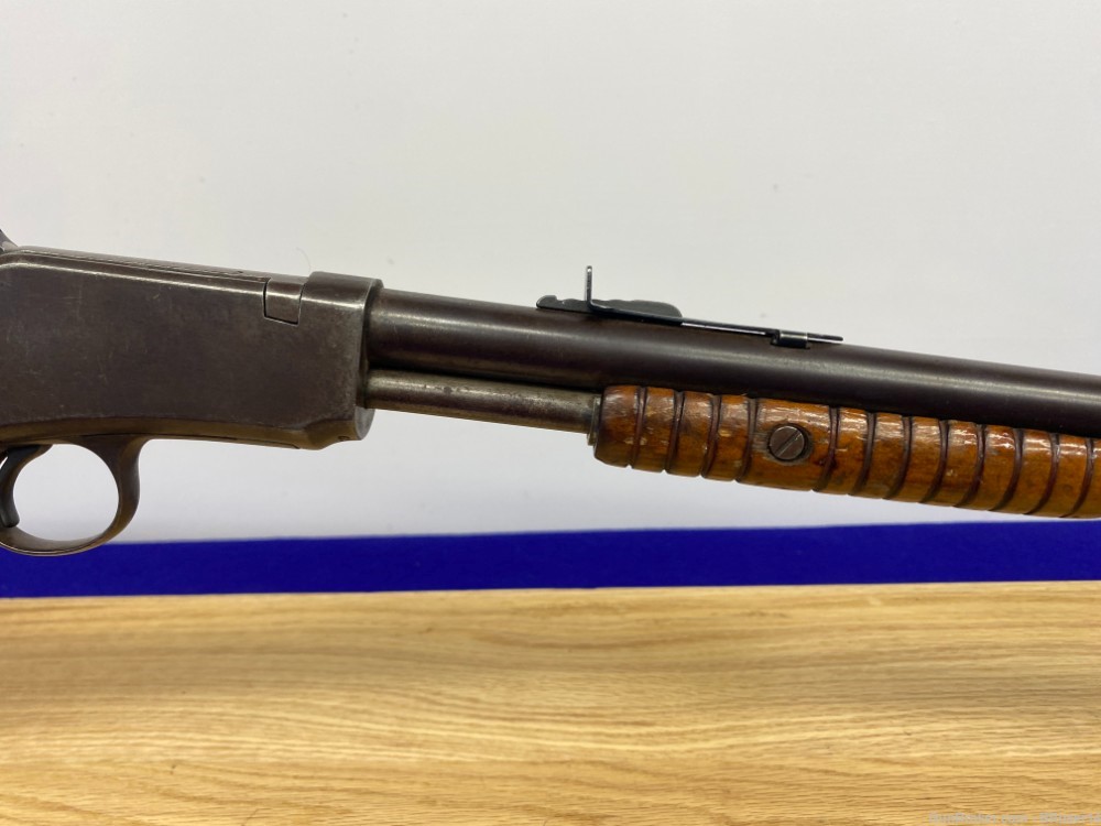 1923 Winchester Model 1906 .22 S/L/LR Blue 20" *OLD SCHOOL PUMP RIFLE*-img-6