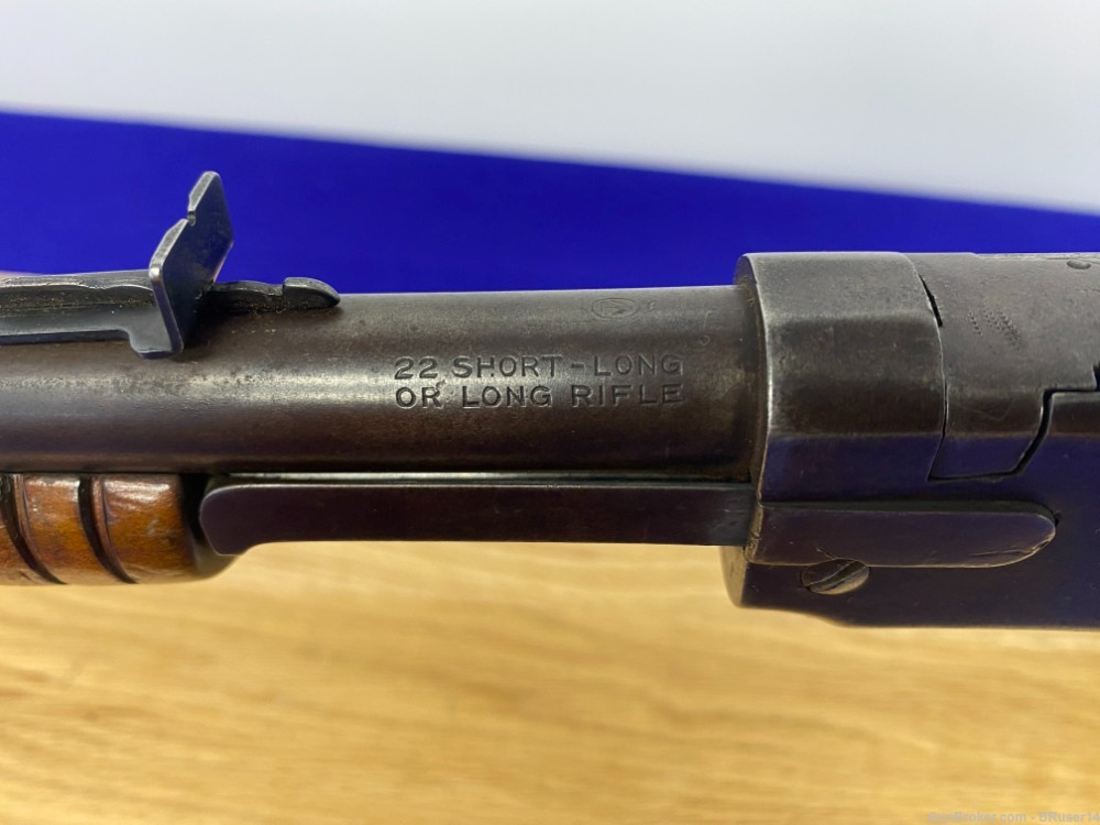 1923 Winchester Model 1906 .22 S/L/LR Blue 20" *OLD SCHOOL PUMP RIFLE*-img-26