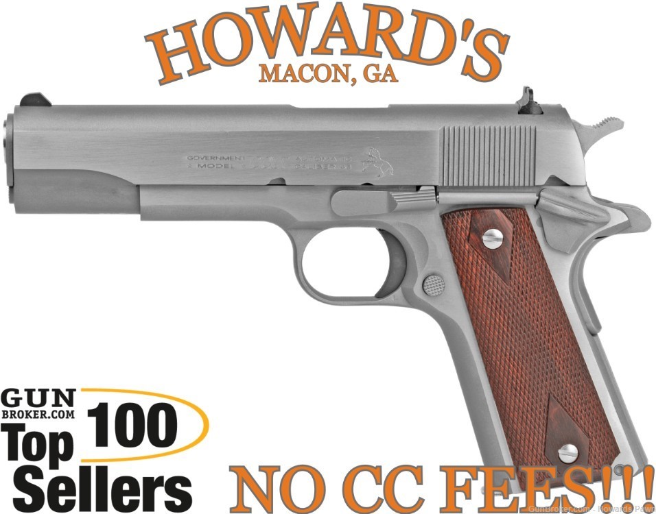 Colt 1991 Government .45 ACP 5" SS O1911C-SS NIB-img-0