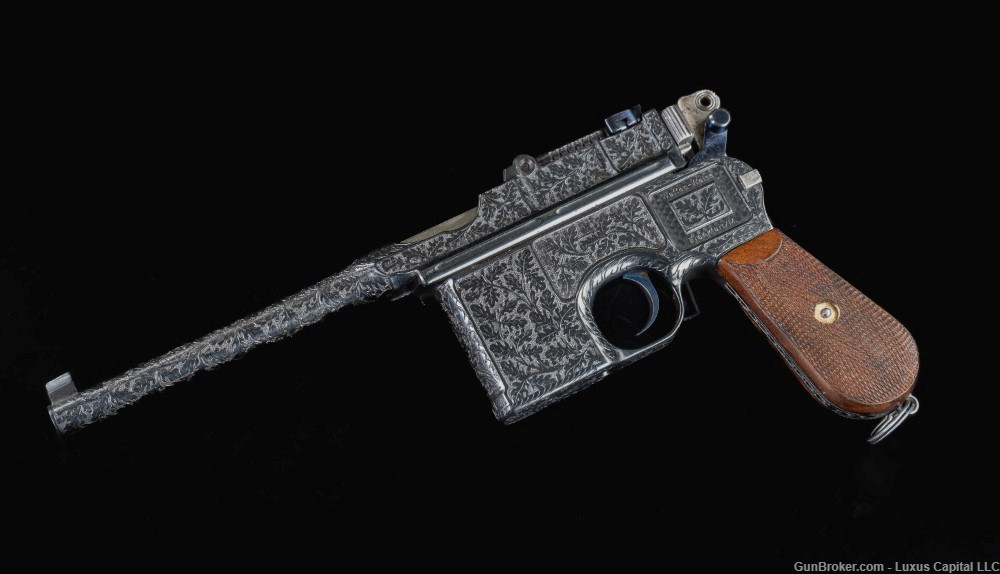 Mauser C96 Engraved With Stock-img-1