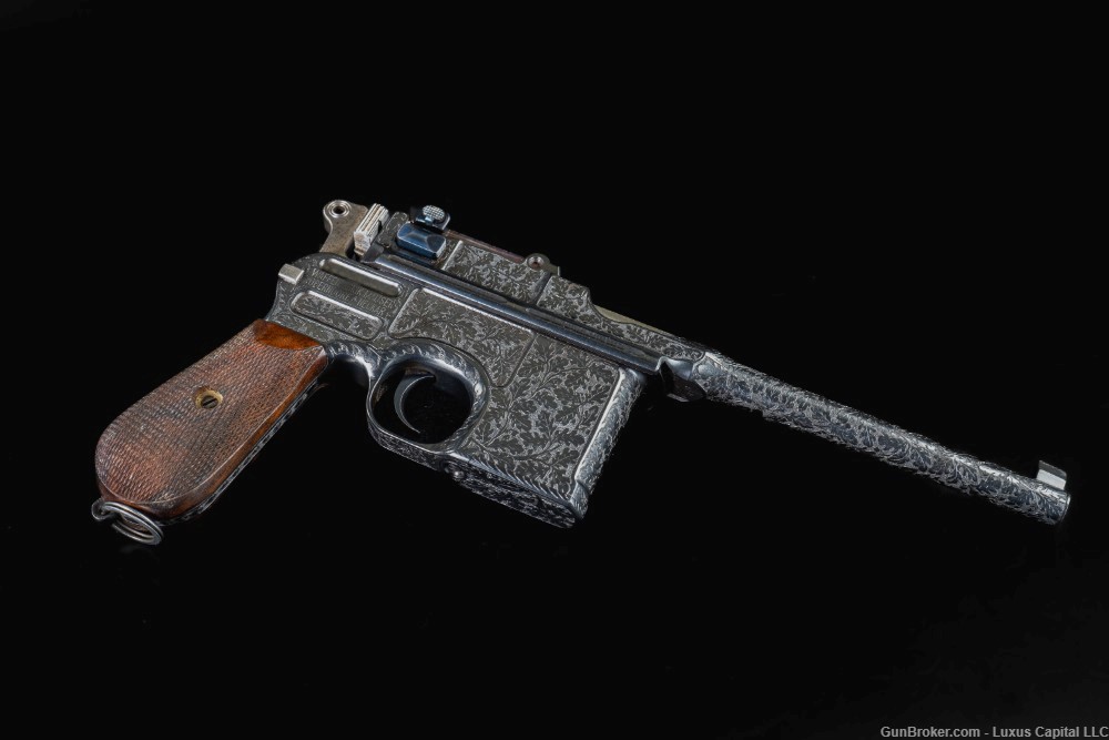 Mauser C96 Engraved With Stock-img-0