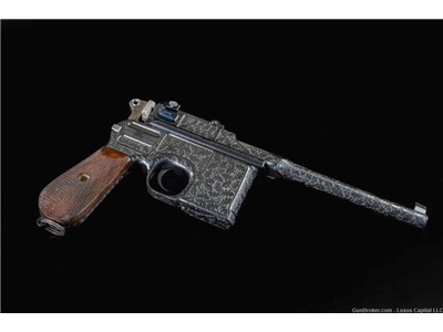 Mauser C96 Engraved With Stock