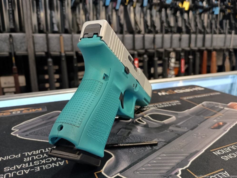 Glock 19, 2 Tone Teal/Stainless-img-2
