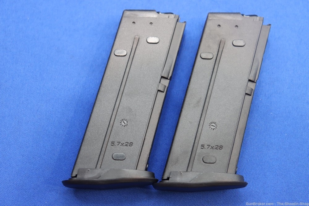 FNH FN Five Seven Pistol Magazine Lot of 2 Factory Mags 5.7X28MM 20RD OEM -img-0