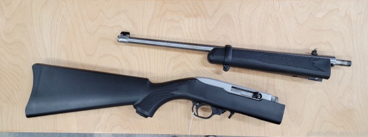Ruger 10/22 Take-Down .22LR 18.5" Bbl. Stainless Barrel-img-3