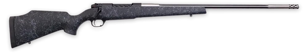 Weatherby Mark V Accumark 28 Nosler Rifle 3+1 26 Threaded/Fluted Stainless -img-0