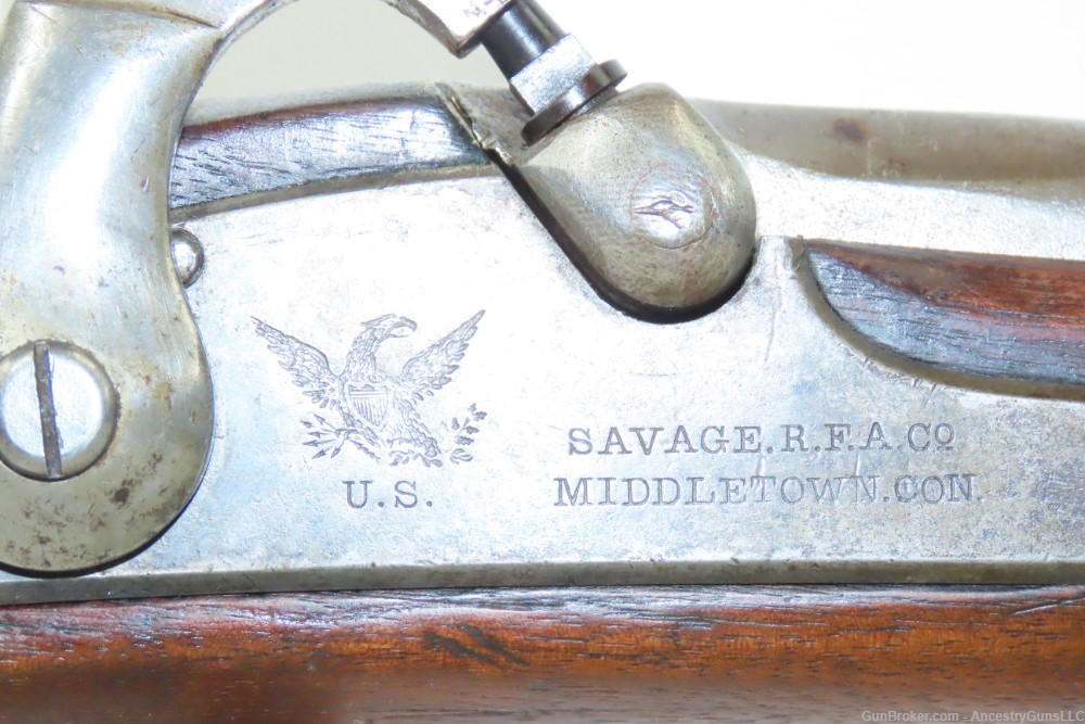 1863 Dated CIVIL WAR Era Antique SAVAGE M1861 Rifle-Musket SOLDIER GRAFFITI-img-6