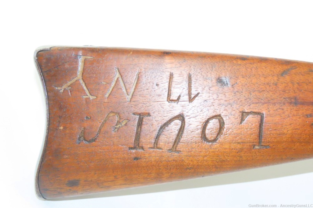1863 Dated CIVIL WAR Era Antique SAVAGE M1861 Rifle-Musket SOLDIER GRAFFITI-img-5