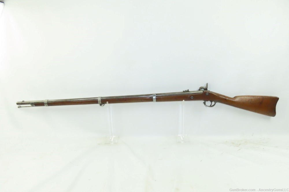 1863 Dated CIVIL WAR Era Antique SAVAGE M1861 Rifle-Musket SOLDIER GRAFFITI-img-15