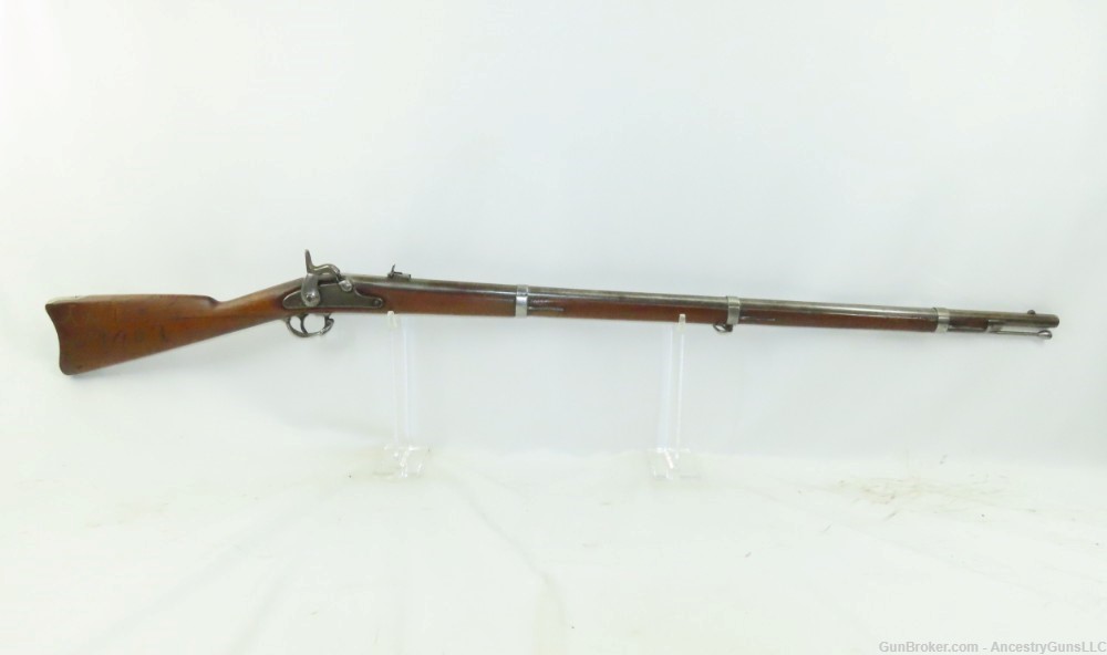 1863 Dated CIVIL WAR Era Antique SAVAGE M1861 Rifle-Musket SOLDIER GRAFFITI-img-1