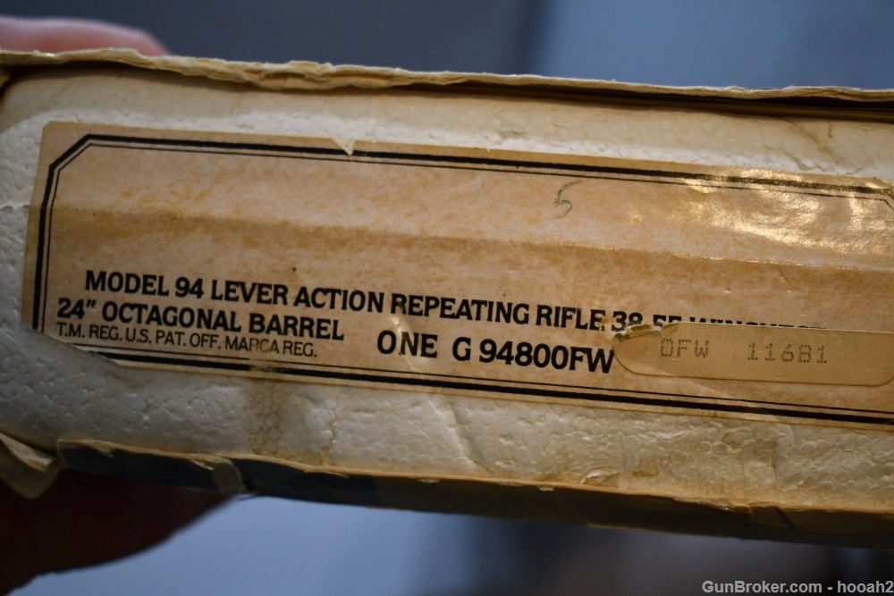 Nice Oliver F Winchester Commemorative 1894 Rifle 38-55 Win W Box 1980-img-59