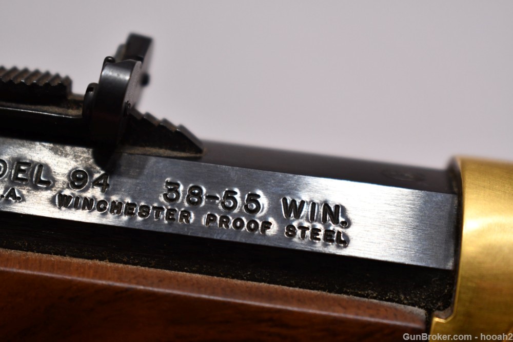 Nice Oliver F Winchester Commemorative 1894 Rifle 38-55 Win W Box 1980-img-43