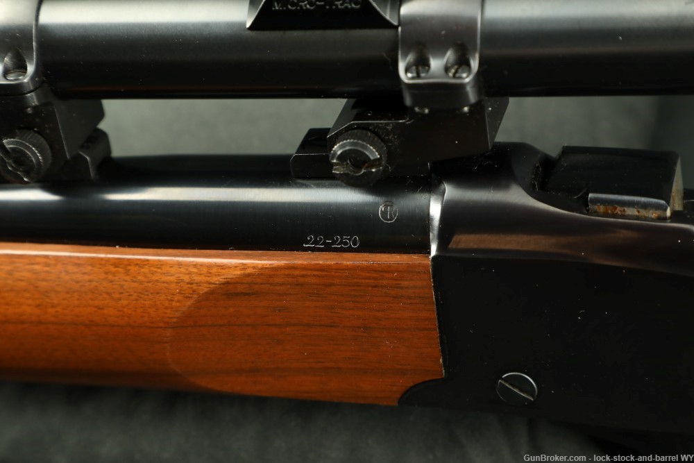 Sturm Ruger No. 1 Varmint Single Shot .22-250 Rem Falling Block Rifle 1982-img-30