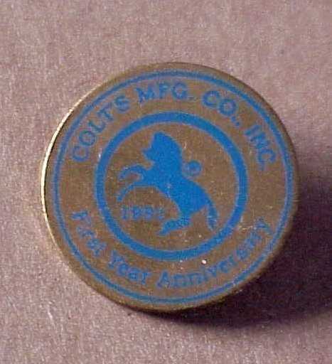 Colt Mfg Co Internally Distributed Anniversary Pin-img-0