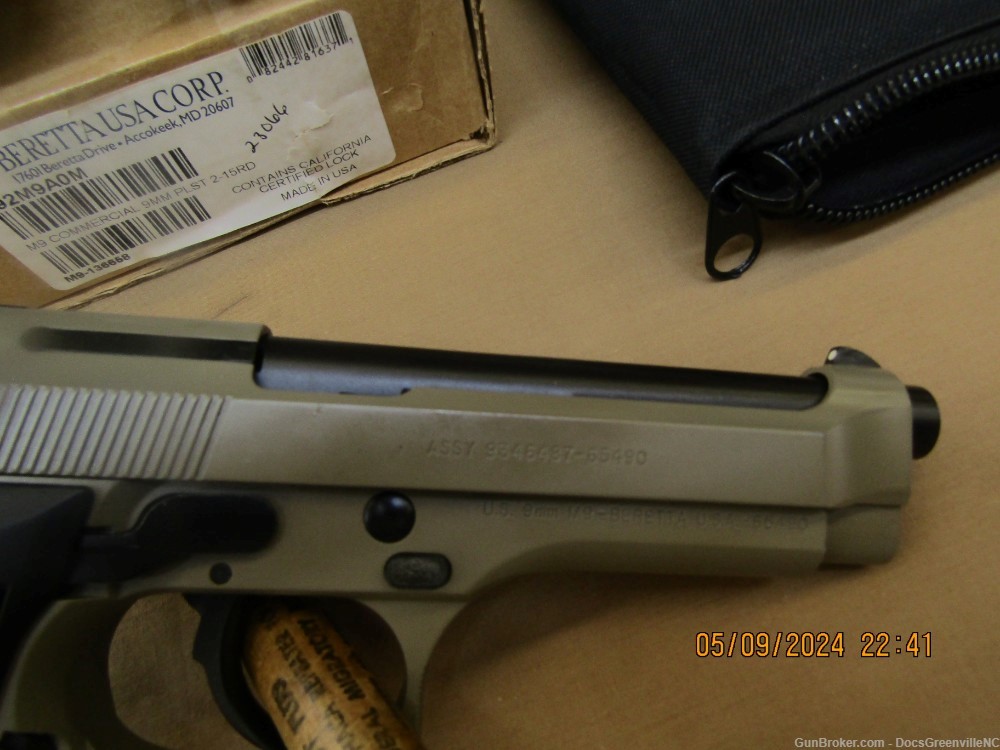 BERETTA M9 FULL SIZE COMMERCIAL 92 9MM WILSON UPGRADES LOOK-img-2