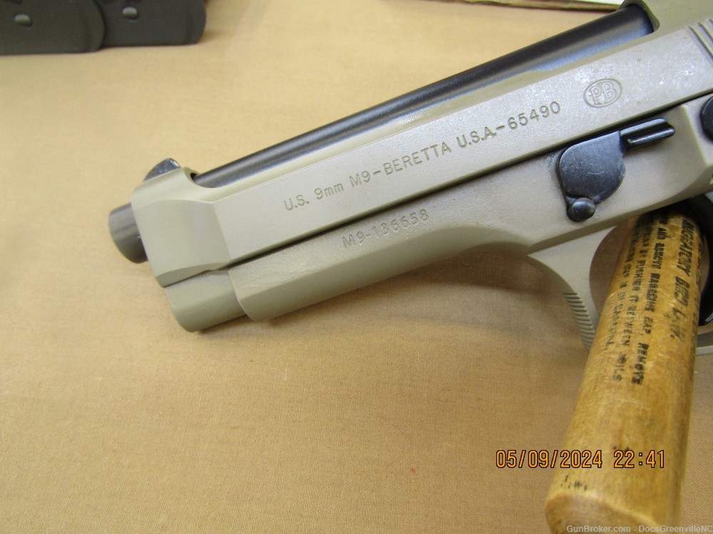 BERETTA M9 FULL SIZE COMMERCIAL 92 9MM WILSON UPGRADES LOOK-img-8