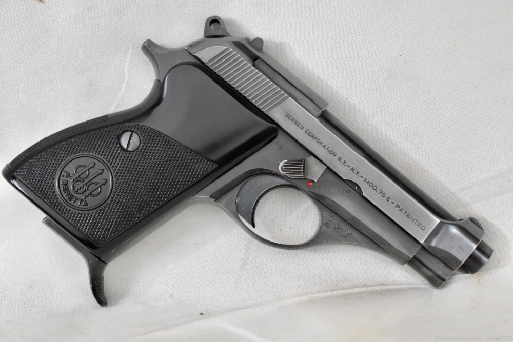 Beretta model 70S .380 ACP in box with three mags made in 1982 ALL STEEL! -img-1