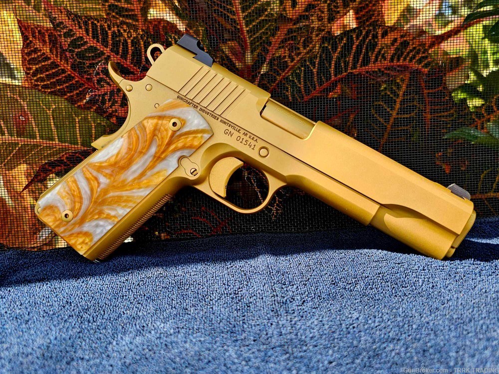 Guncrafter Industries - No Name Government 10MM - All Gold-img-0