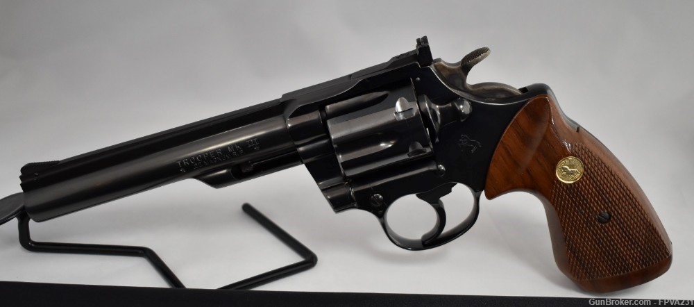 Colt Trooper Mark III 22 Magnum 6” Revolver MK III Mag 1980 Estate LNIB-img-1