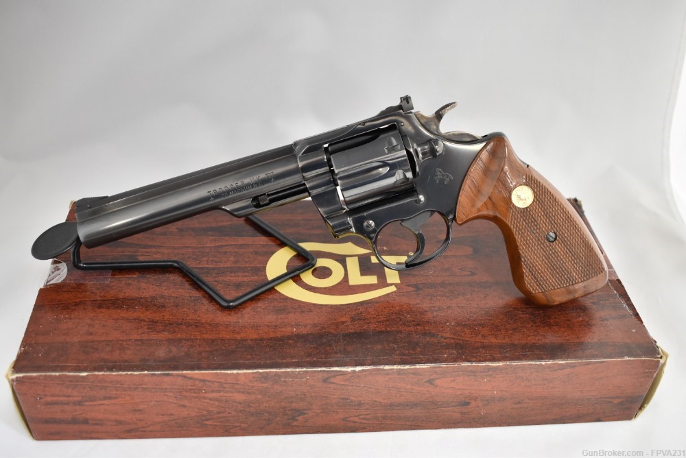 Colt Trooper Mark III 22 Magnum 6” Revolver MK III Mag 1980 Estate LNIB-img-0