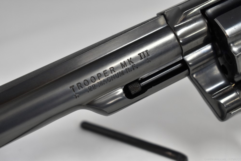 Colt Trooper Mark III 22 Magnum 6” Revolver MK III Mag 1980 Estate LNIB-img-17