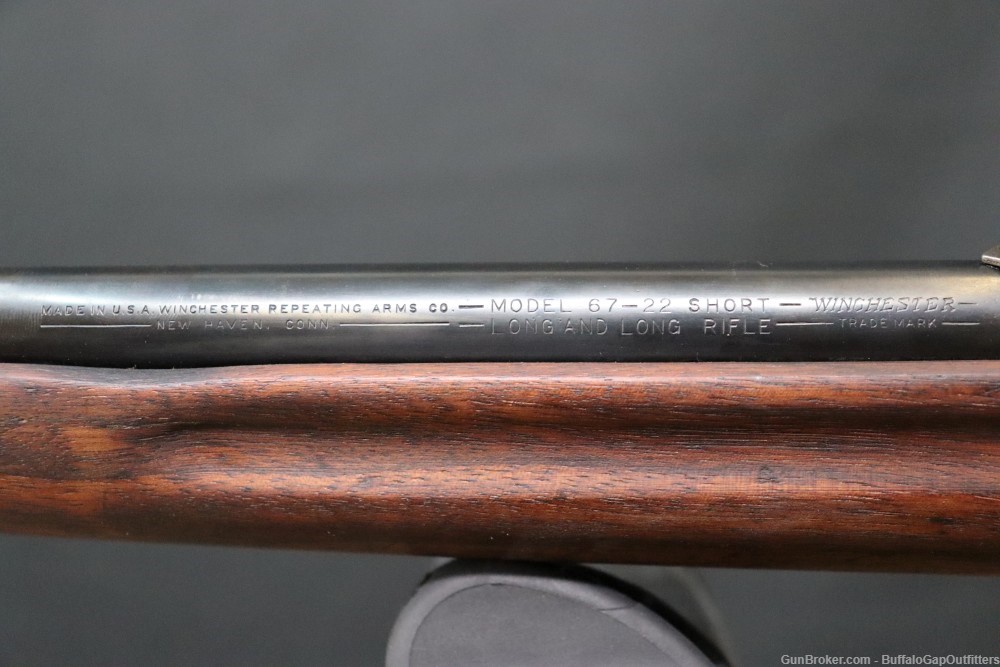 Winchester 67 .22 LR Single Shot Bolt Action Rifle-img-9