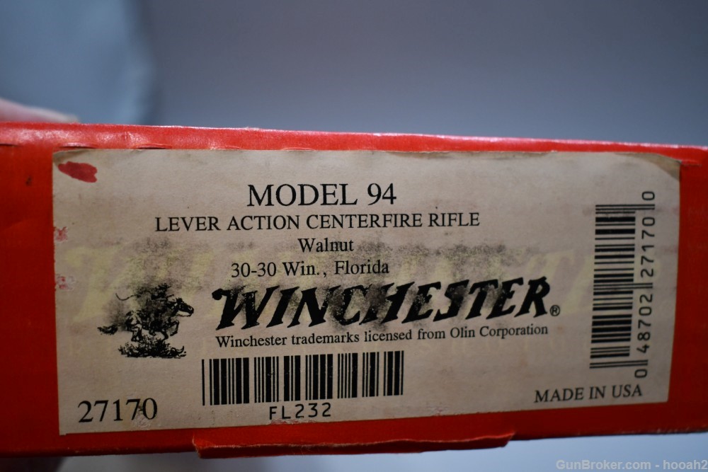 Scarce Excellent Winchester 94 Florida Sesquicentennial Carbine 30-30 W Box-img-49