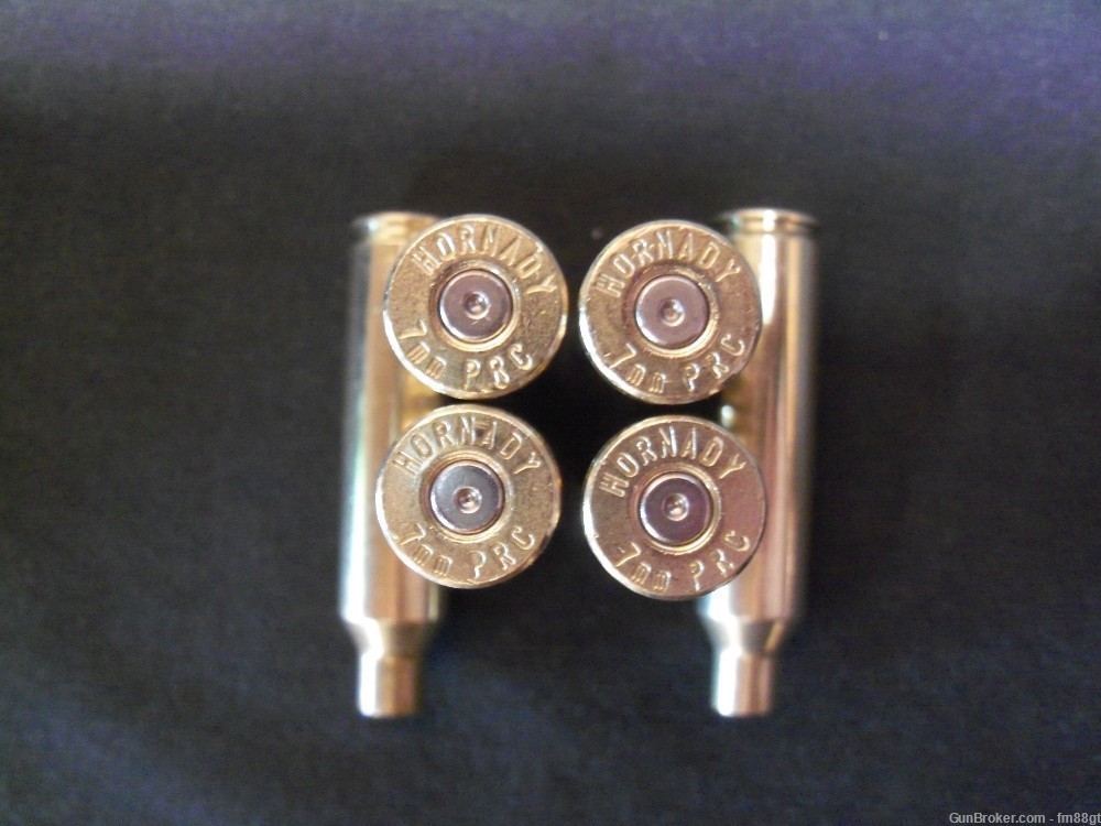 7mm PRC once fired brass (50ct Hornady)-img-0