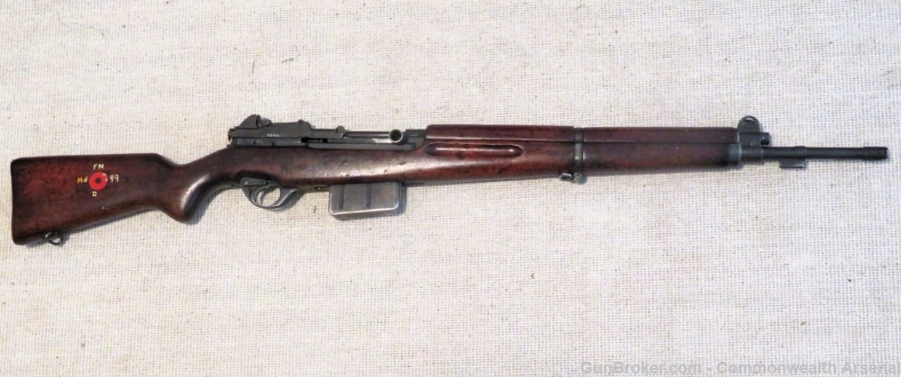 Cold War Egyptian FN-1949 8mm Mauser Battle Rifle SAFN-49 Belgium 1950-img-1