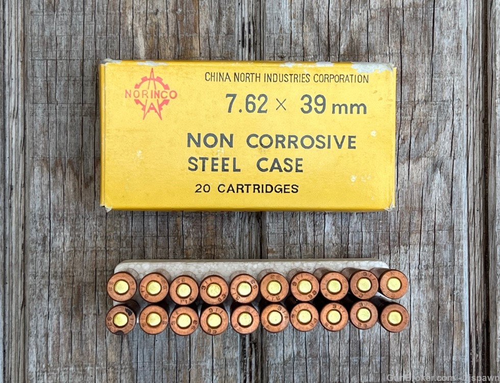 NORINCO 7.62x39 Steel Core Ammo  Yellow Box-img-4