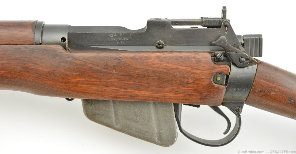 Excellent WW2 Lee Enfield No. 4 Mk. 1* Rifle Long Branch .303 British-img-8