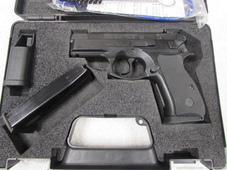 CZ 75D Compact 9mm w/ box & Accy's-img-1