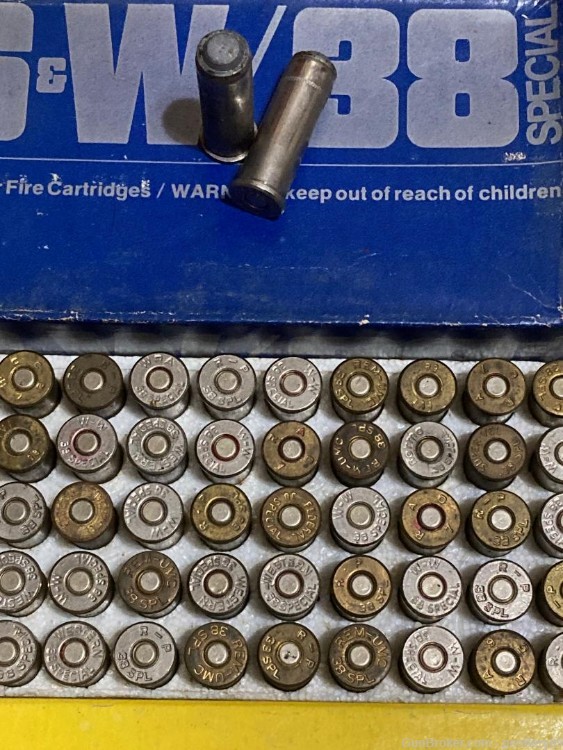 38 Spl Lead WC Revolver Ammo 300 rds Reloads-img-3