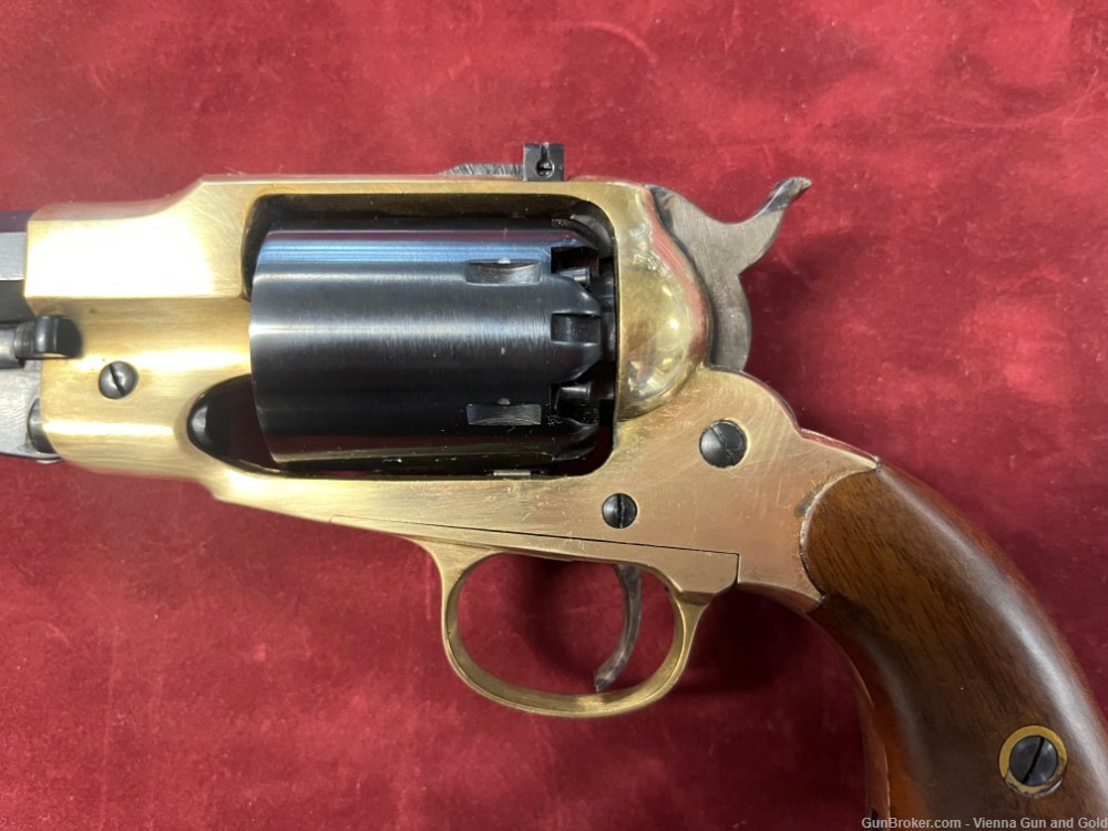 Pietta 1858 New Army Revolver - .44 Caliber 8" Barrel w/ Brass Frame-img-6