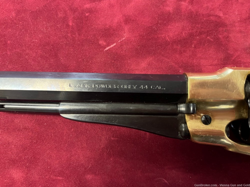 Pietta 1858 New Army Revolver - .44 Caliber 8" Barrel w/ Brass Frame-img-8